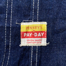 画像をギャラリービューアに読み込む, 1950's PAY DAY  DENIM COVERALL (GOOD CONDITION / BIG SIZE)