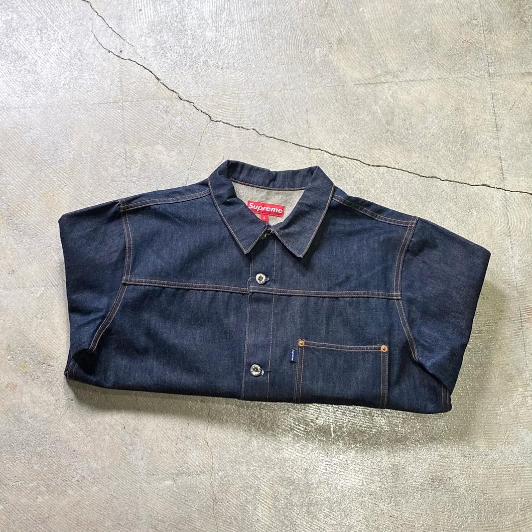 Old Supreme Denim Jacket 1st Type (Non Wash!? / size L) – LEAD