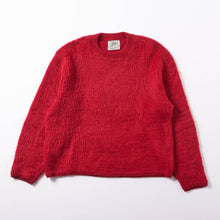 画像をギャラリービューアに読み込む, Alps Mohair Crew Neck Sweater (size L)
