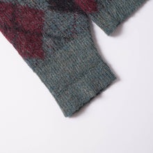 画像をギャラリービューアに読み込む, 1960-1970s Grand Leech Argyle Mohair Cardigan
