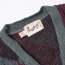 画像をギャラリービューアに読み込む, 1960-1970s Grand Leech Argyle Mohair Cardigan
