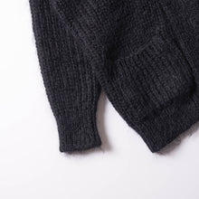 画像をギャラリービューアに読み込む, ST Michael モヘアショールカラーカーディガン BLK (MINT CONDITION )
