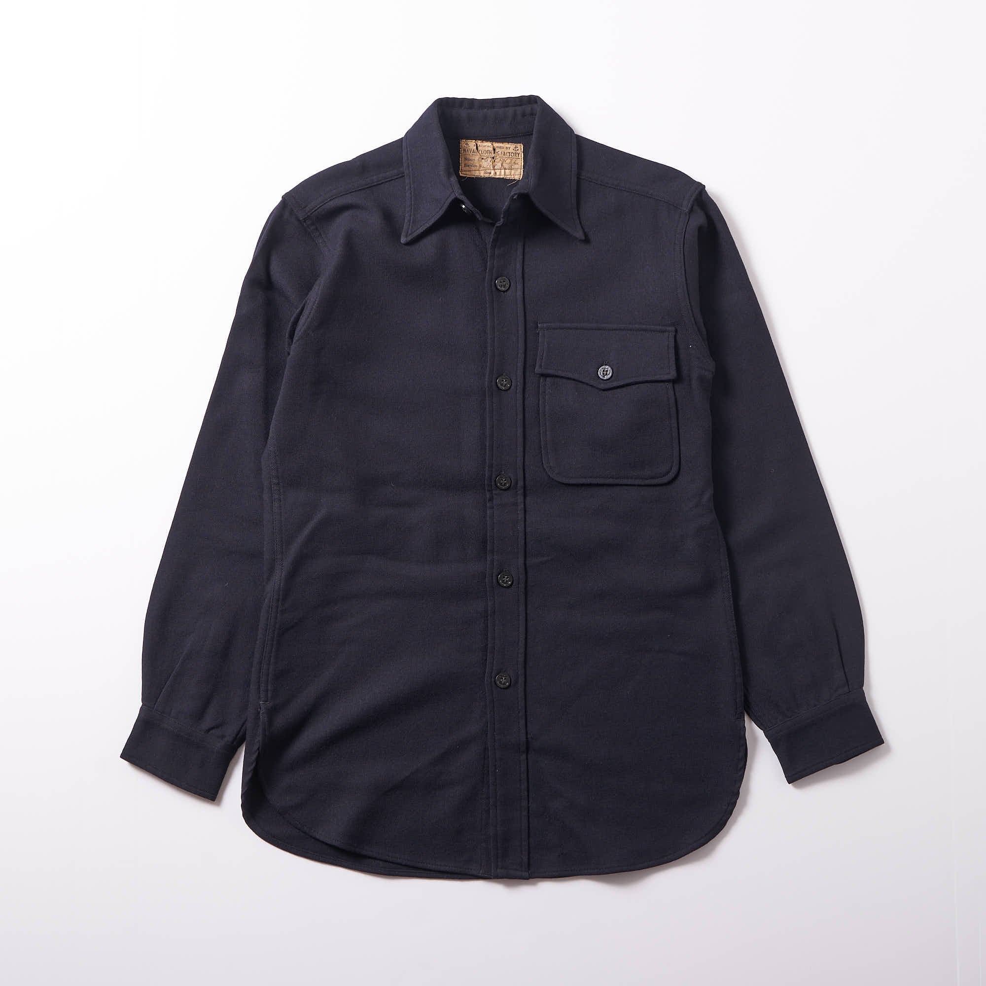 1940s US.NAVY CPOシャツ ( size14 / VERY GOOD CONDITION ) – LEAD