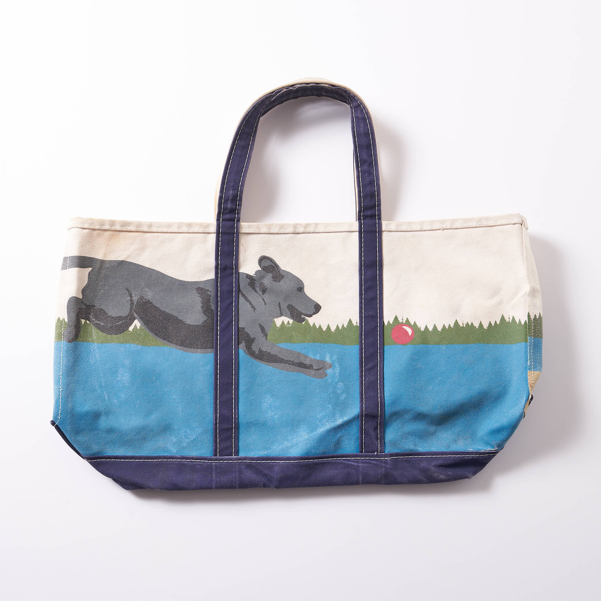 L.L.Bean BOAT AND TOTE 犬 – LEAD