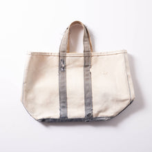 画像をギャラリービューアに読み込む, 1980s L.L.Bean BOAT AND TOTE　白紺 (GOOD FADE / size M)

