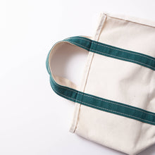 画像をギャラリービューアに読み込む, 1990s L.L.Bean BOAT AND TOTE 白緑 (GOOD CONDITION / size S)
