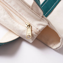 画像をギャラリービューアに読み込む, 1990s L.L.Bean BOAT AND TOTE 白緑 (GOOD CONDITION / size S)
