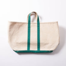 画像をギャラリービューアに読み込む, 1980s L.L.Bean BOAT AND TOTE　白緑 ( GOOD CONDITION / size L)
