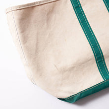 画像をギャラリービューアに読み込む, 1980s L.L.Bean BOAT AND TOTE　白緑 ( GOOD CONDITION / size L)
