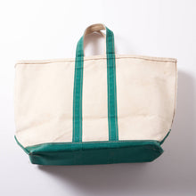 画像をギャラリービューアに読み込む, 1980s L.L.Bean BOAT AND TOTE　白緑 ( GOOD CONDITION / size L)
