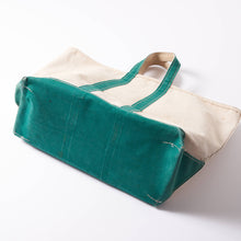 画像をギャラリービューアに読み込む, 1980s L.L.Bean BOAT AND TOTE　白緑 ( GOOD CONDITION / size L)
