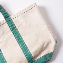 画像をギャラリービューアに読み込む, 1970s L.L.Bean BOAT AND TOTE　白緑 ( size M )
