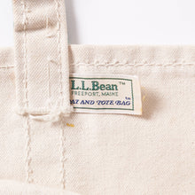 画像をギャラリービューアに読み込む, 1970s L.L.Bean BOAT AND TOTE　白緑 ( size M )
