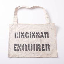 画像をギャラリービューアに読み込む, 1940s〜 “CINCINATTI ENQUIRER” NEWSPAPER BAG (GOOD CONDITION)
