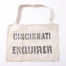 画像をギャラリービューアに読み込む, 1940s〜 “CINCINATTI ENQUIRER” NEWSPAPER BAG (GOOD CONDITION)
