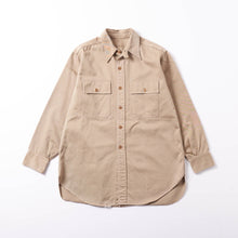 画像をギャラリービューアに読み込む, 1940s WORK SHIRT WITH CHINSTRAP (GOOD CONDITION)
