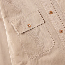 画像をギャラリービューアに読み込む, 1940s WORK SHIRT WITH CHINSTRAP (GOOD CONDITION)
