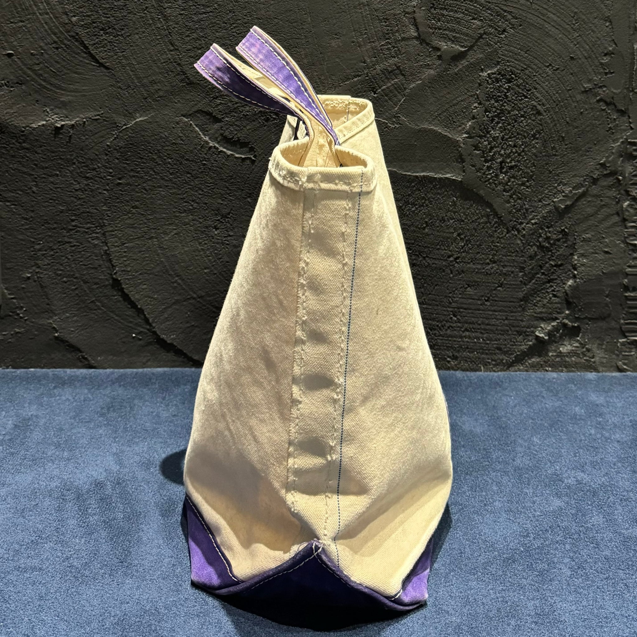 1980's L.L.Bean BOAT AND TOTE ''PURPLE” ( GOOD CONDITION / size L