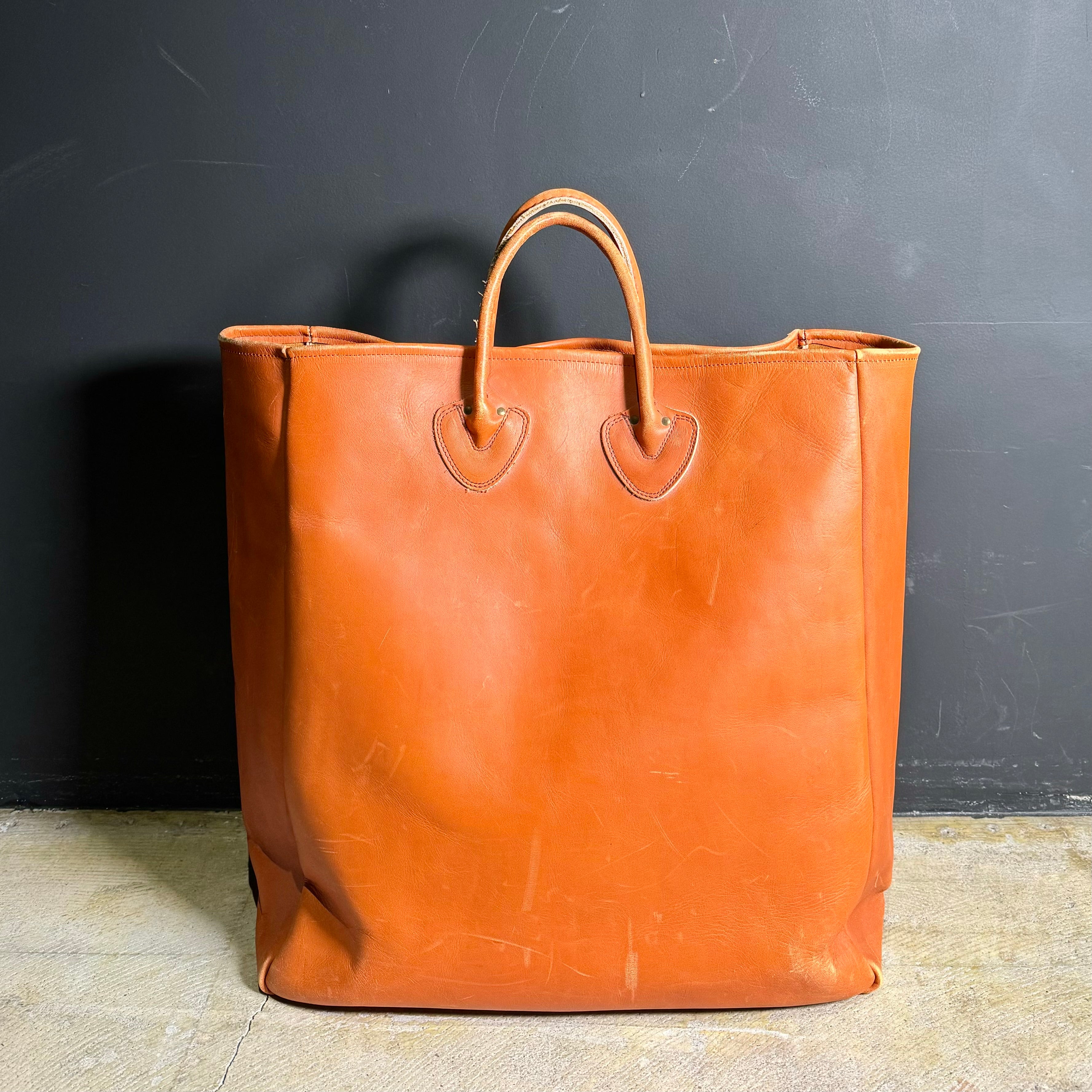 Ll bean leather tote bag hot sale