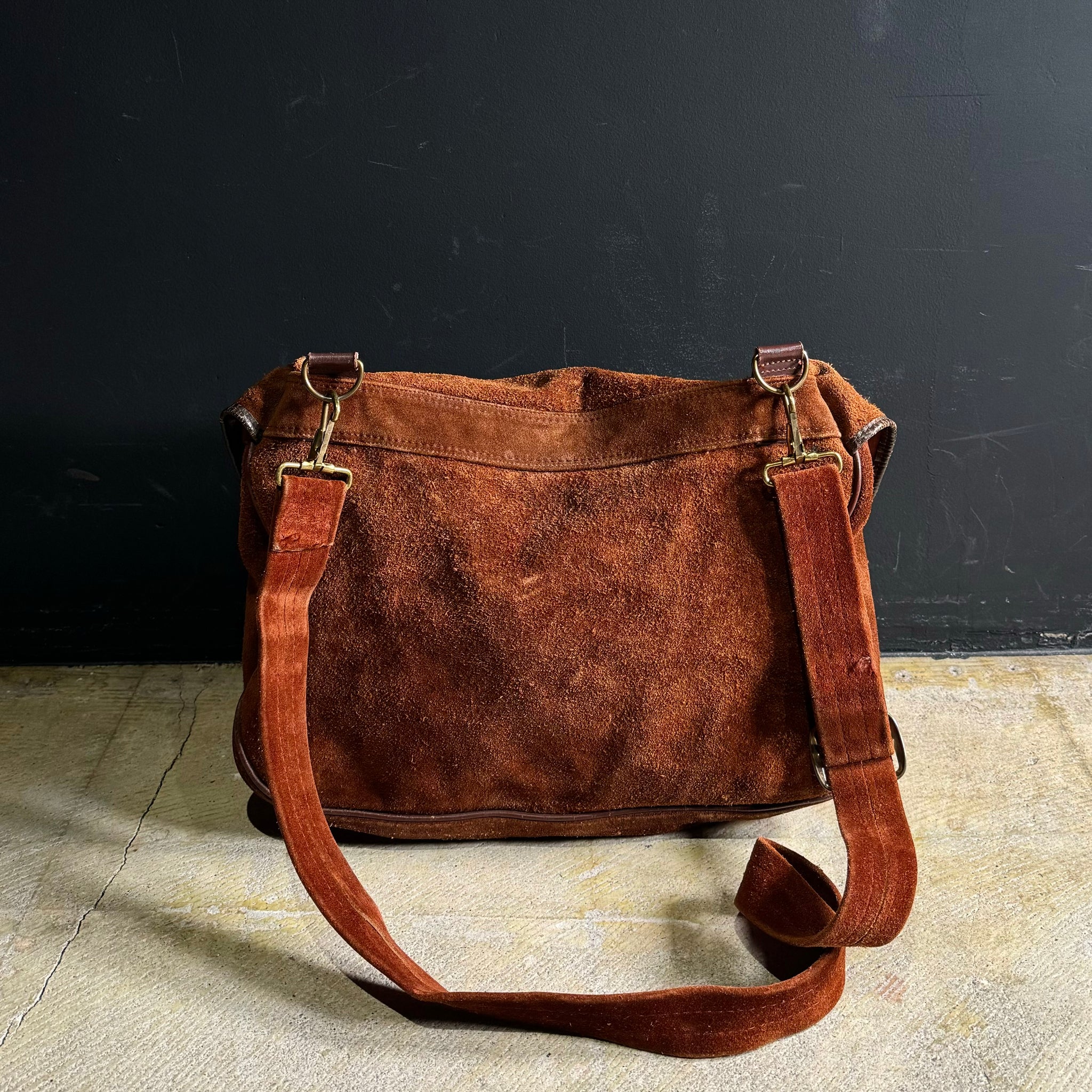 1960-80's L.L.Bean Suede Musette Bag – LEAD