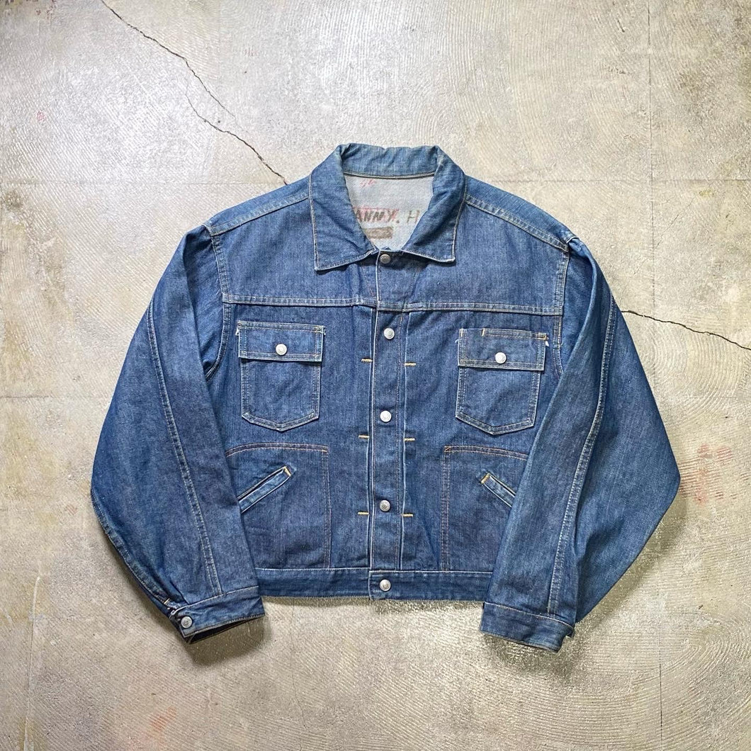 1970's J.C.PENNEY RANCHCRAFT DENIM JACKET (BIG SIZE / GOOD