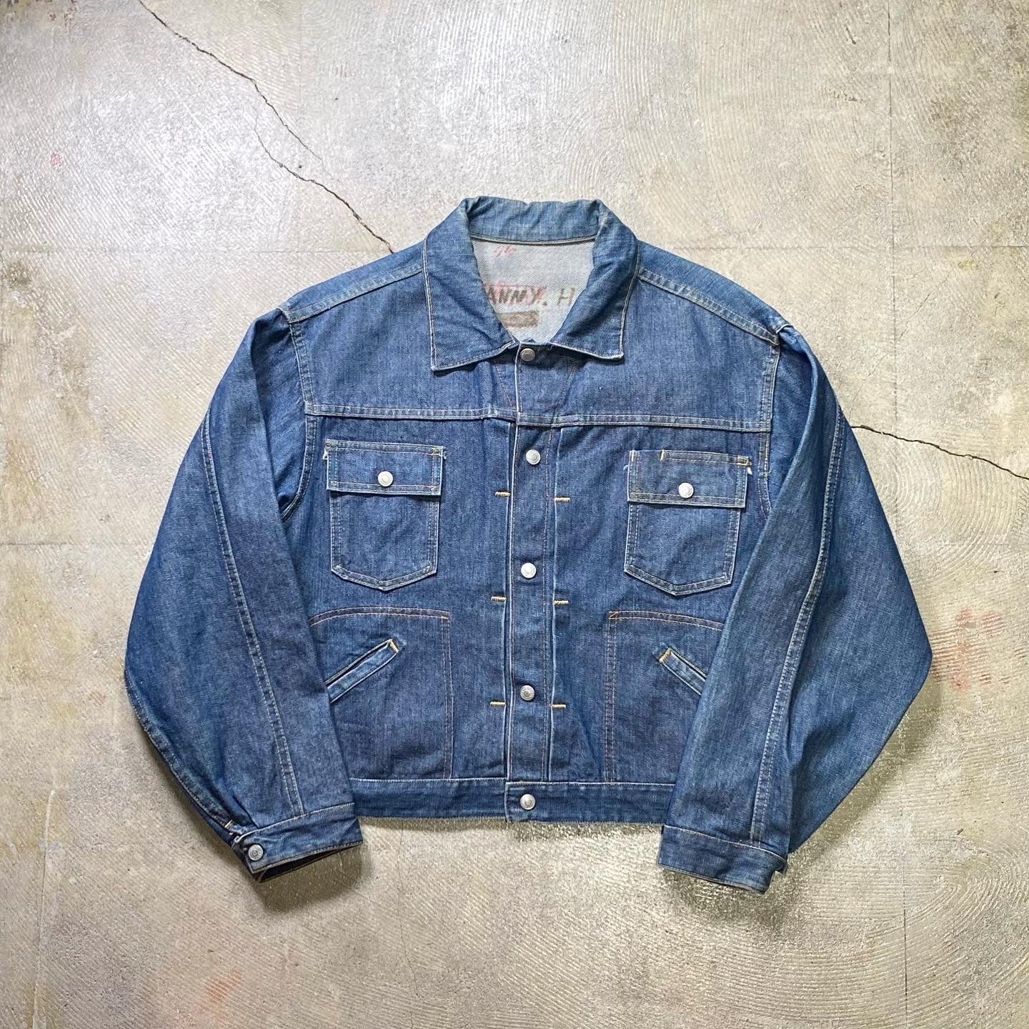 1970's J.C.PENNEY RANCHCRAFT DENIM JACKET (BIG SIZE / GOOD CONDITION)