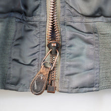 画像をギャラリービューアに読み込む, 1950's USAF MA-1 フライトジャケット 黒タグ ( size M )
