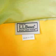 画像をギャラリービューアに読み込む, 00s L.LBean ガーデニングトート ライトグリーン×イエロー

