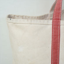 画像をギャラリービューアに読み込む, 1970s L.L.Bean BOAT AND TOTE ホワイト×レッド (size L)
