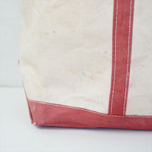 画像をギャラリービューアに読み込む, 1970s L.L.Bean BOAT AND TOTE ホワイト×レッド (size L)
