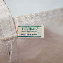 画像をギャラリービューアに読み込む, 1970s L.L.Bean BOAT AND TOTE ホワイト×レッド (size L)

