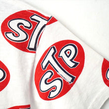 画像をギャラリービューアに読み込む, 1970's STP 総柄Tシャツ HANESボディ 染み込みプリント
