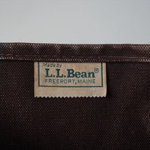 画像をギャラリービューアに読み込む, 1980s L.L.Bean ログキャリーバッグ ブラウンキャンバス レザーハンドル
