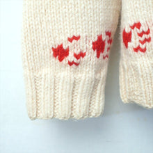 画像をギャラリービューアに読み込む, 1950's 1960's ウルフ柄 カウチンセーター
