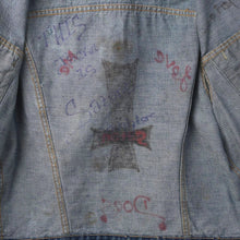 画像をギャラリービューアに読み込む, 1960's 1970's LEVI'S 70505E Gジャン ハンドペイント カスタム

