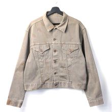 画像をギャラリービューアに読み込む, 1960's  LEVI'S 70519E ピケ素材 Gジャン モカ チェーンステッチ刺繍入り
