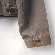 画像をギャラリービューアに読み込む, 1960's  LEVI'S 70519E ピケ素材 Gジャン モカ チェーンステッチ刺繍入り
