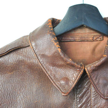 画像をギャラリービューアに読み込む, 1940's A-2フライトジャケット スコードロンパッチ付き スカル
