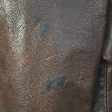 画像をギャラリービューアに読み込む, 1940's A-2フライトジャケット スコードロンパッチ付き スカル
