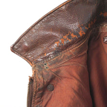 画像をギャラリービューアに読み込む, 1940's A-2フライトジャケット スコードロンパッチ付き スカル
