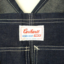 画像をギャラリービューアに読み込む, 1960's  Carhartt HEADLIGHT FINCK トリプルネーム オーバーオール DEAD STOCK
