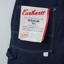 画像をギャラリービューアに読み込む, 1960's  Carhartt HEADLIGHT FINCK トリプルネーム オーバーオール DEAD STOCK
