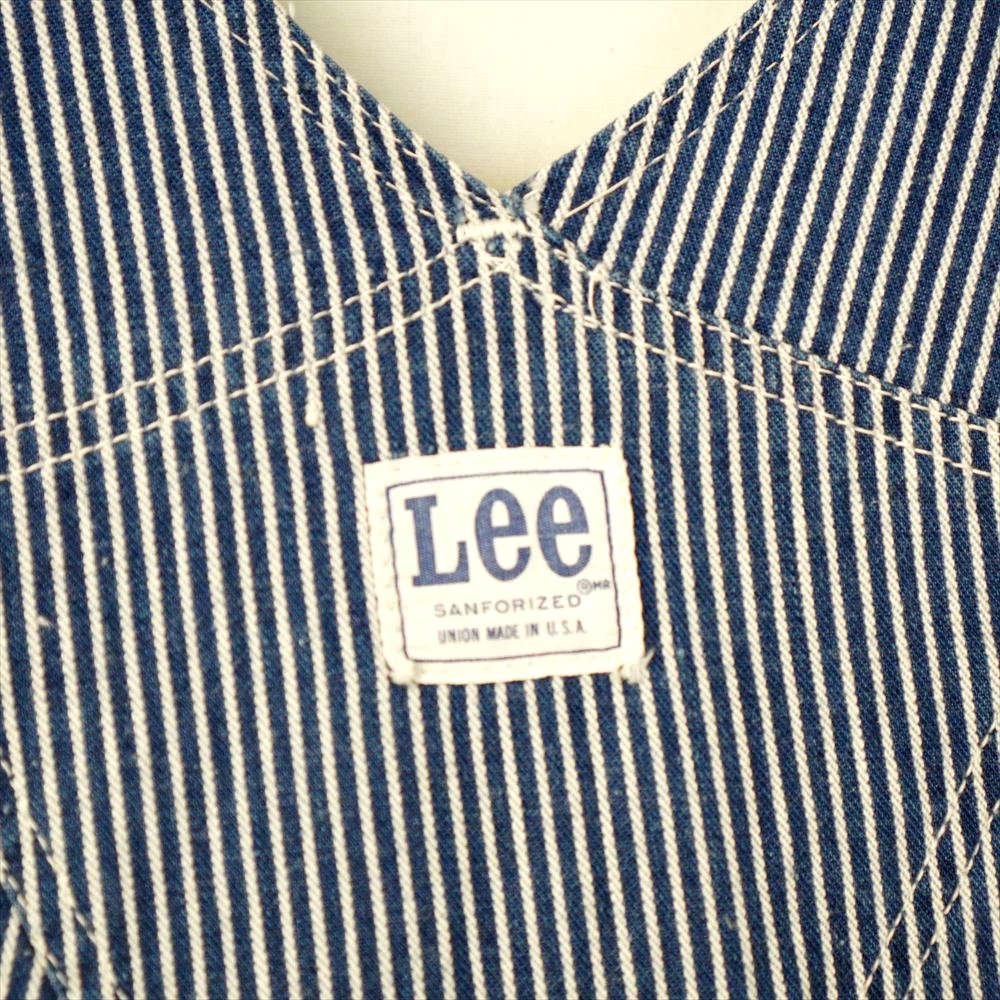 1970's Lee ヒッコリーストライプ オーバーオール エプロン付き
