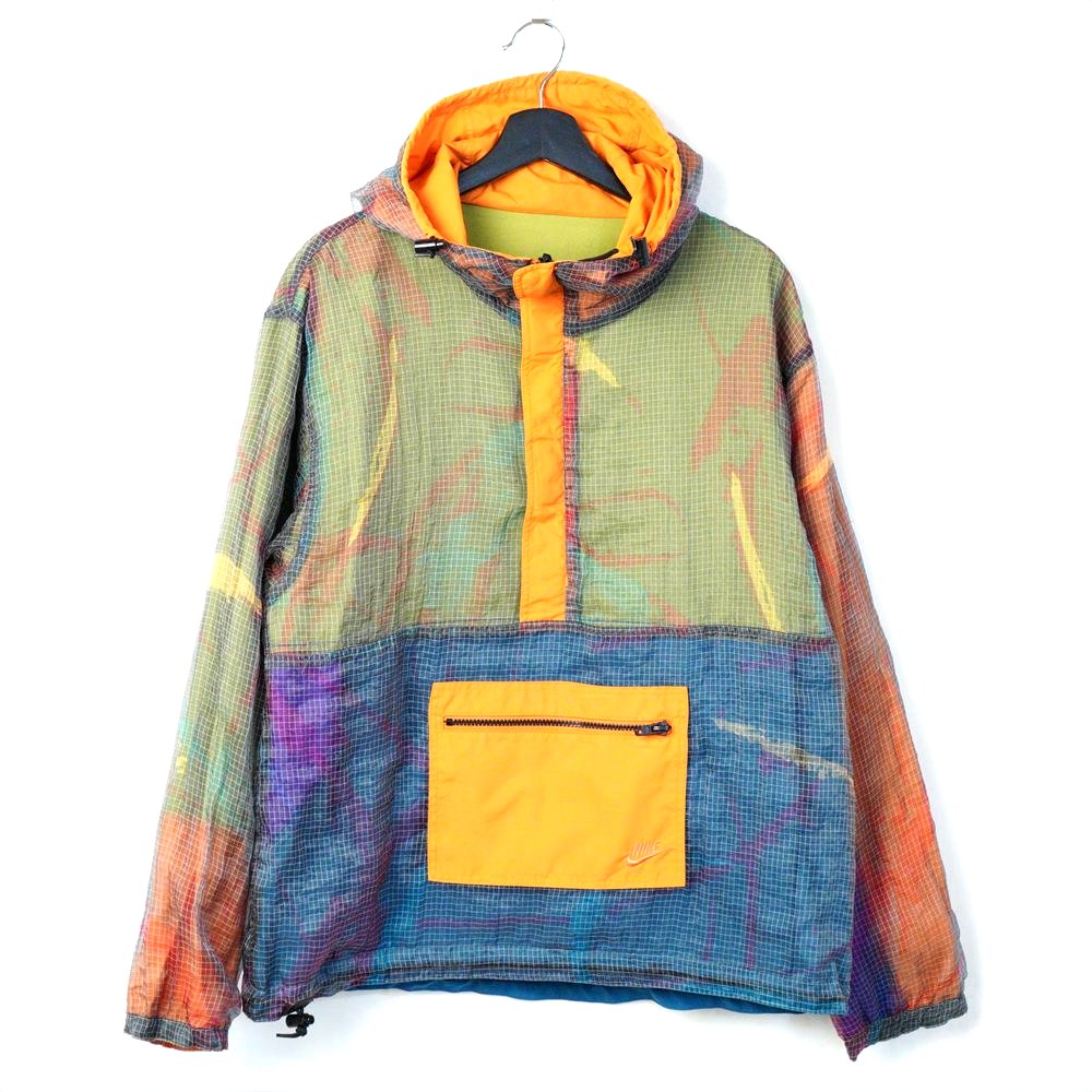 美品！[NIKE Aqua Gear] リバーシブルナイロンジャケット 1990's NIKE AQUA GEAR リバーシブルナイロンジャケット sizeM – LEAD