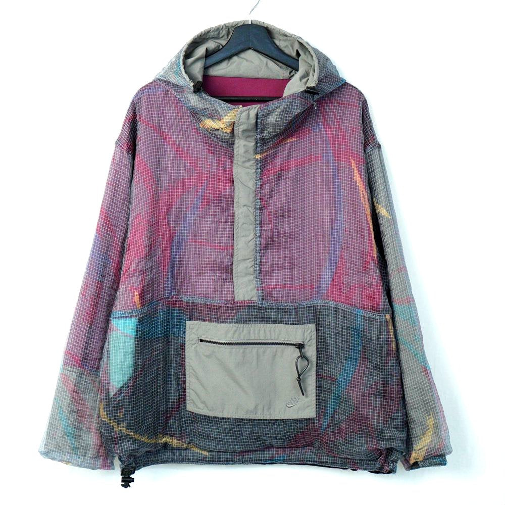 美品！[NIKE Aqua Gear] リバーシブルナイロンジャケット 1990's NIKE AQUA GEAR リバーシブルナイロンジャケット size L – LEAD
