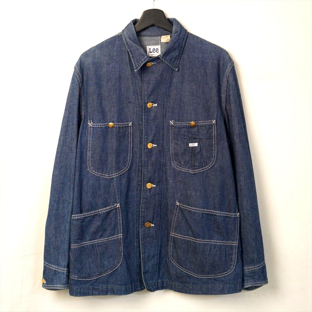 極上 70s vintage lee 91-J カバーオール チェーンステッチ 1970's Lee 91-J デニムカバーオール チェーンステッチ – LEAD