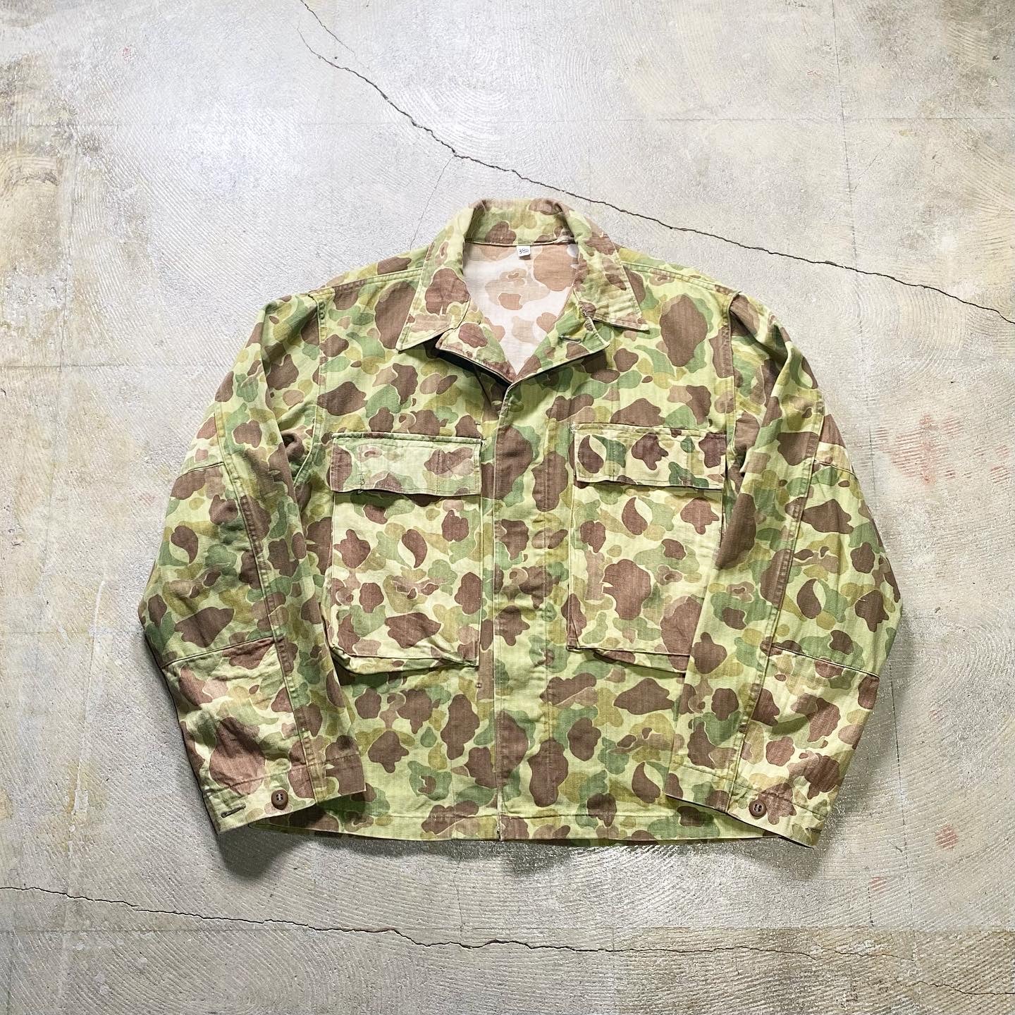 HBTダックハンターカモハンタージャケット 1940's US.ARMY DUCKHUNTER CAMO HBT JACKET (GOOD CONDITION) – LEAD
