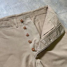 画像をギャラリービューアに読み込む, 1940&#39;s US MARINE CORPS  Chino Trousers
