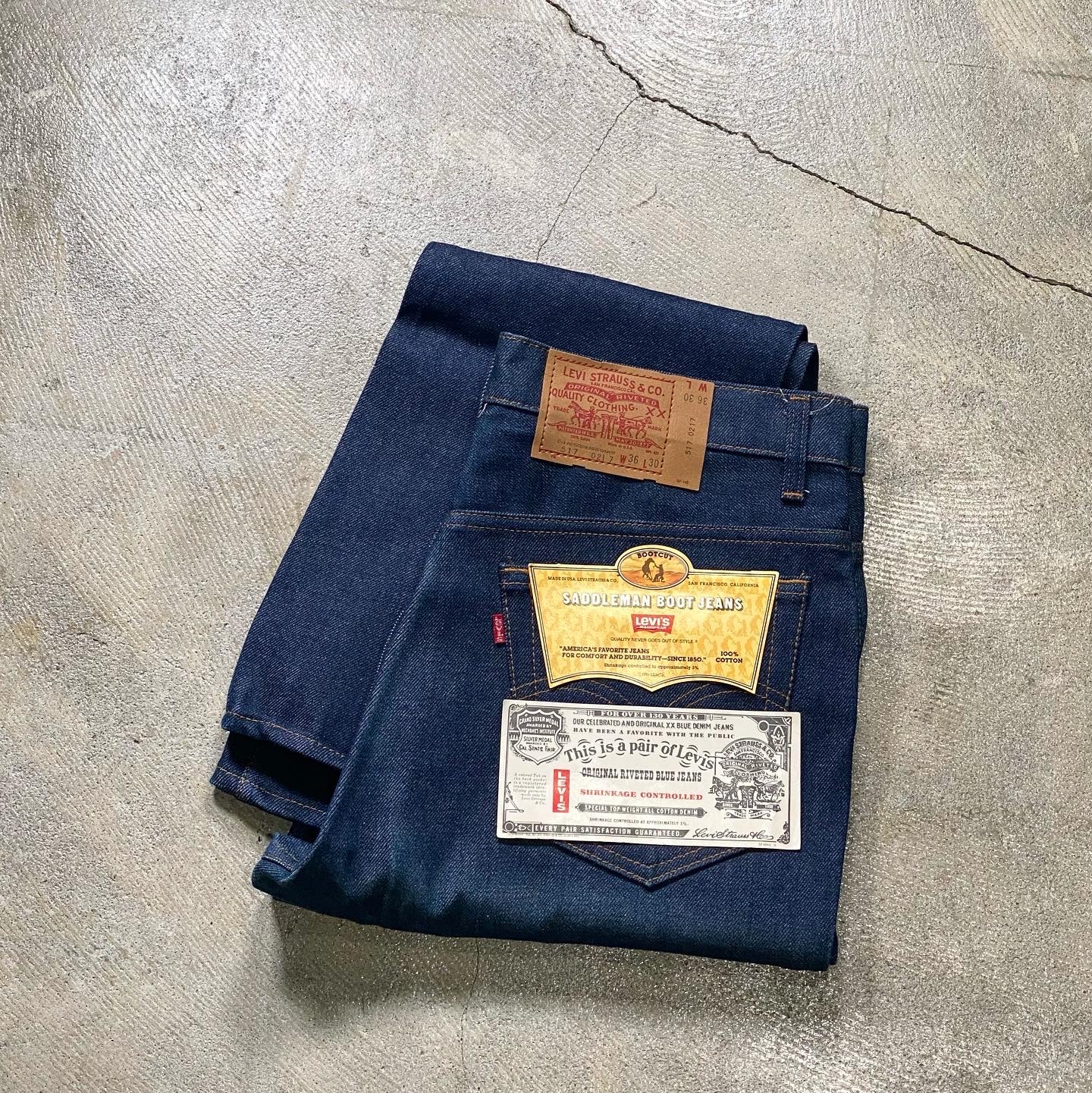 80's LEVIS 517 (DEAD STOCK 36×30) – LEAD