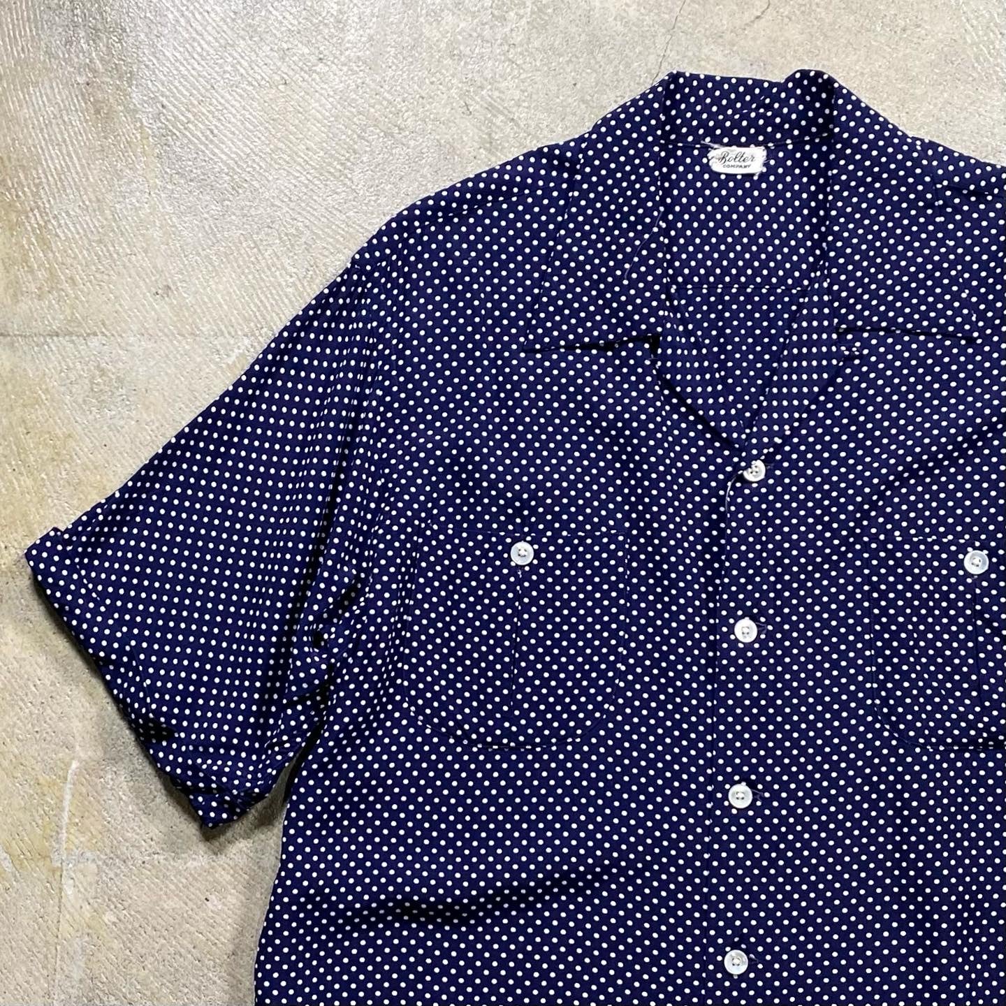 1950's Bolter S/S RAYON SHIRT (GOOD CONDITION / size L)